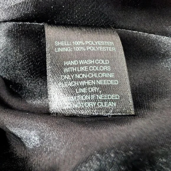 Black White Mixed Print Strapless Tube Top -Mob Wife - Baroque - Size 14 - Picture 5 of 7